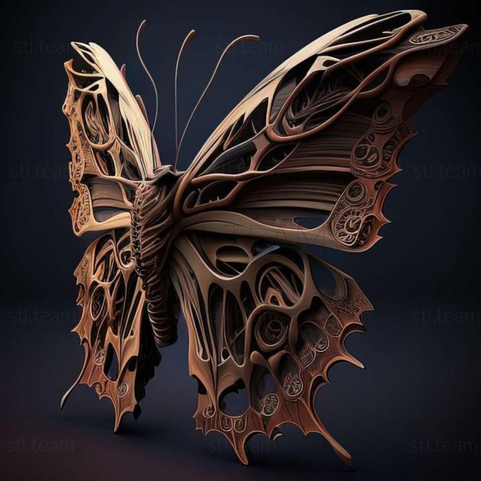 3D модель Papilio alcmenor (STL)